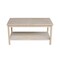International Concepts Rectangle Portman Coffee Table, 36 W, 18 L, 18 in H, Wood, Unfinished OT-44 - alternate 6
